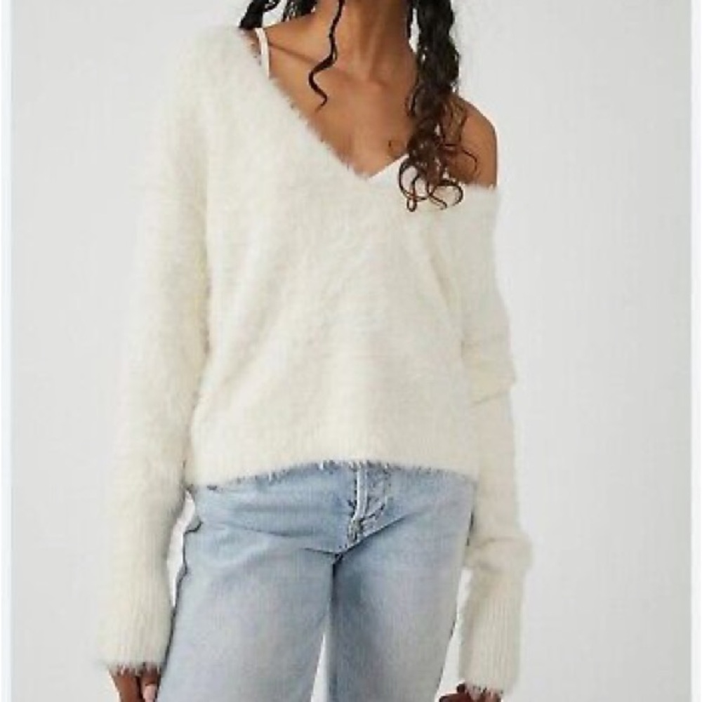 NWT Free People Serendipity V-Neck Sweater